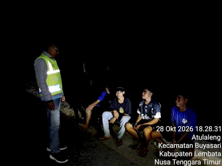 Jaga Kamtibmas Tetap Kondusif, Polsek Buyasuri Gelar Patroli Siaga Reserse dan Sambangi Warga.